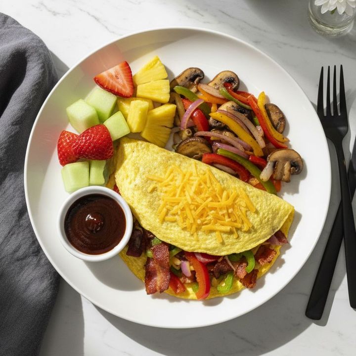 KETO AMERICAN OMELETTE