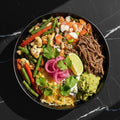 BEEF BARBACOA BURRITO BOWL