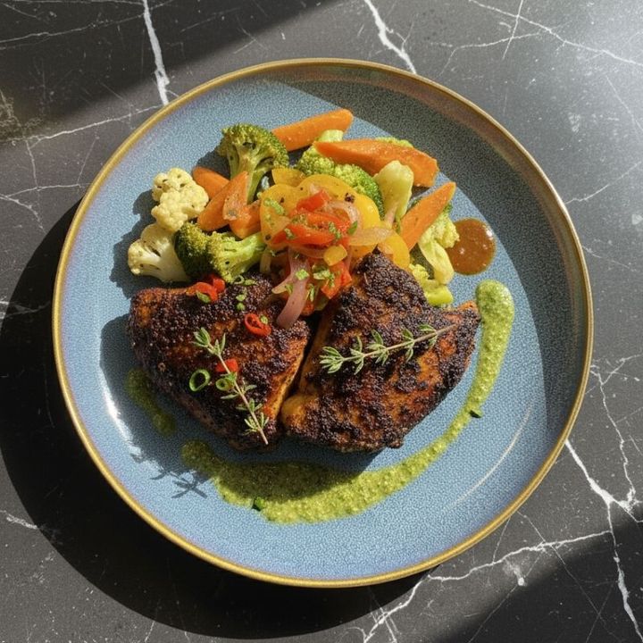 BLACKENED CAJUN CHICKEN