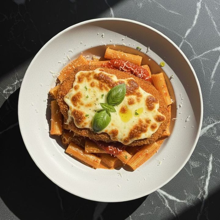 CHICKEN PARM RIGATONI