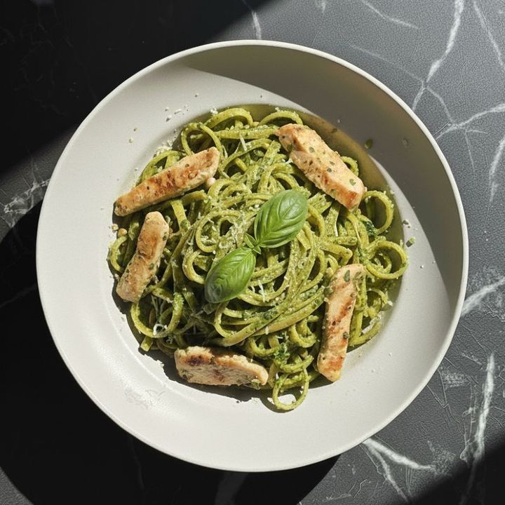 PESTO LINGUINE CHICKEN
