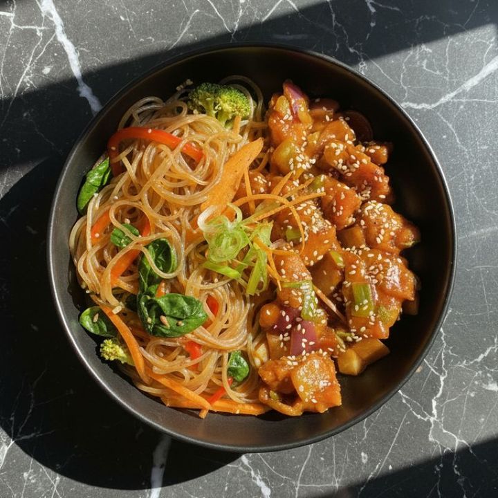 CHILLI CHICKEN NOODLE-