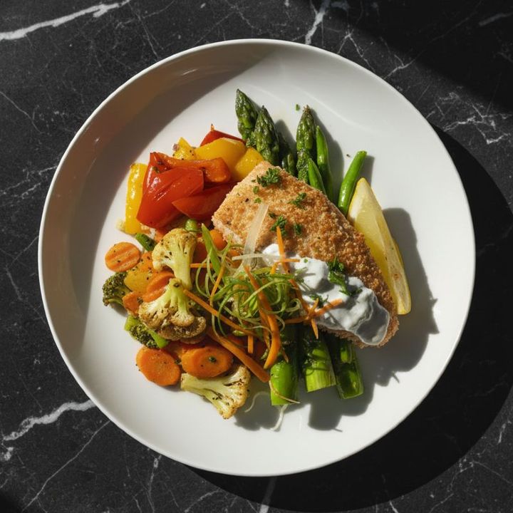 COCONUT CRUSTED SALMON