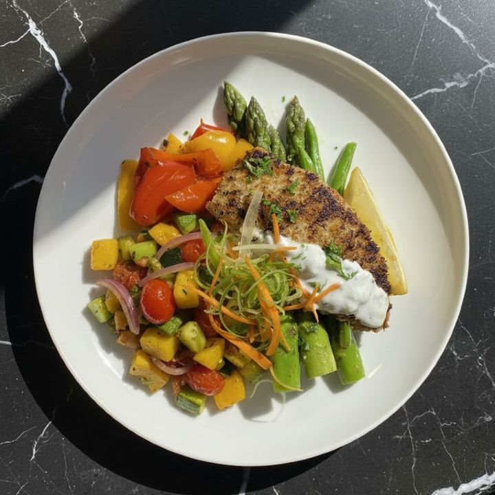 COCONUT CRUSTED SALMON