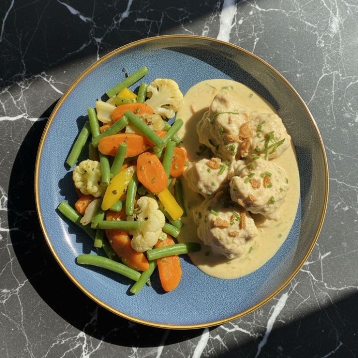 CREAMY AFGHAN CHICKEN