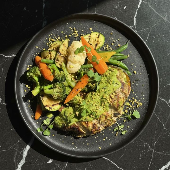 CREAMY PESTO CHICKEN