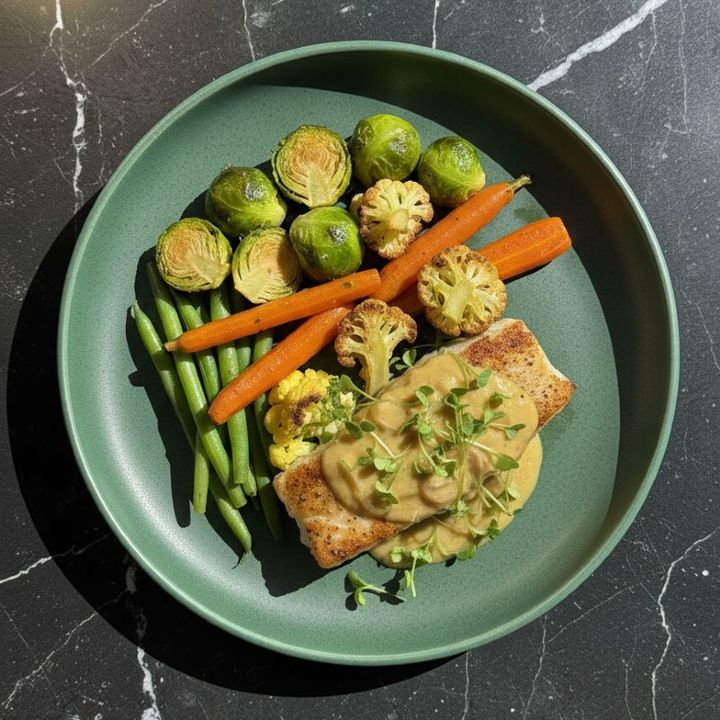 CREAMY SHALLOT WHITE FISH