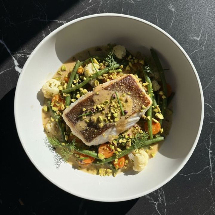 CREAMY SHALLOT WHITE FISH