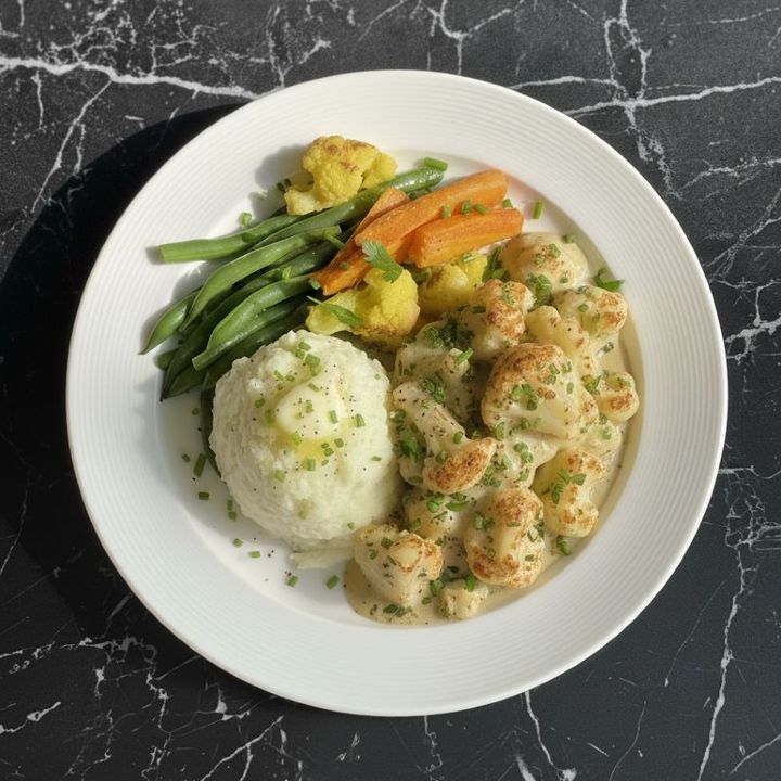 CREAMY TARRAGON CAULIFLOWER