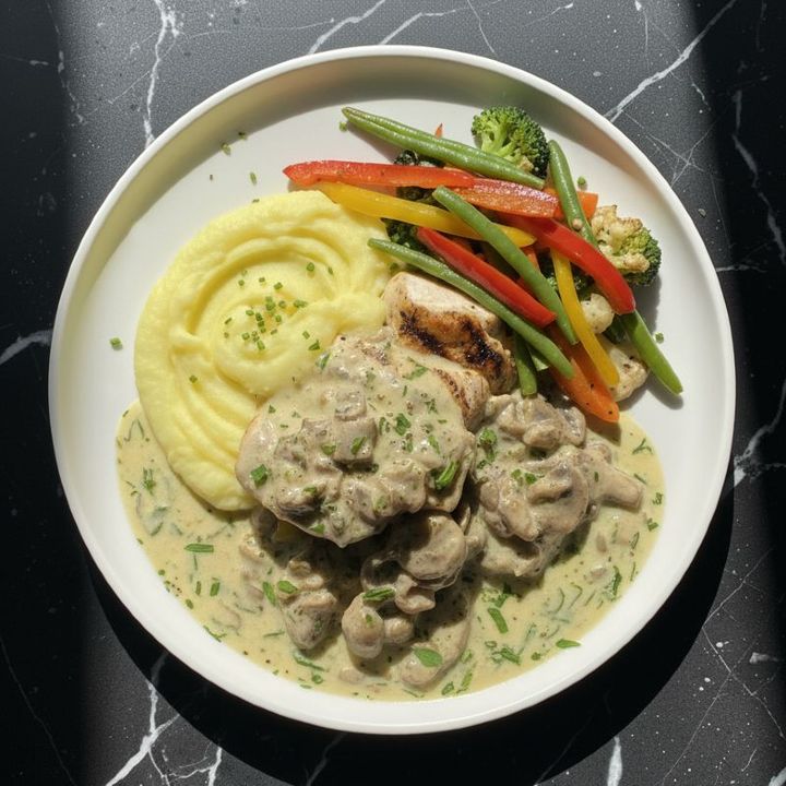 CREAMY TARRAGON CHICKEN