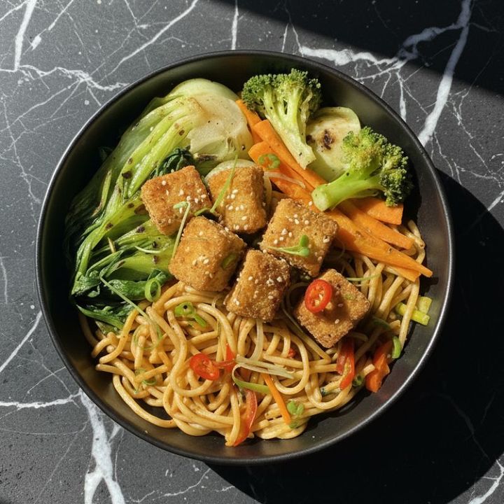 CRISPY TOFU NOODLE