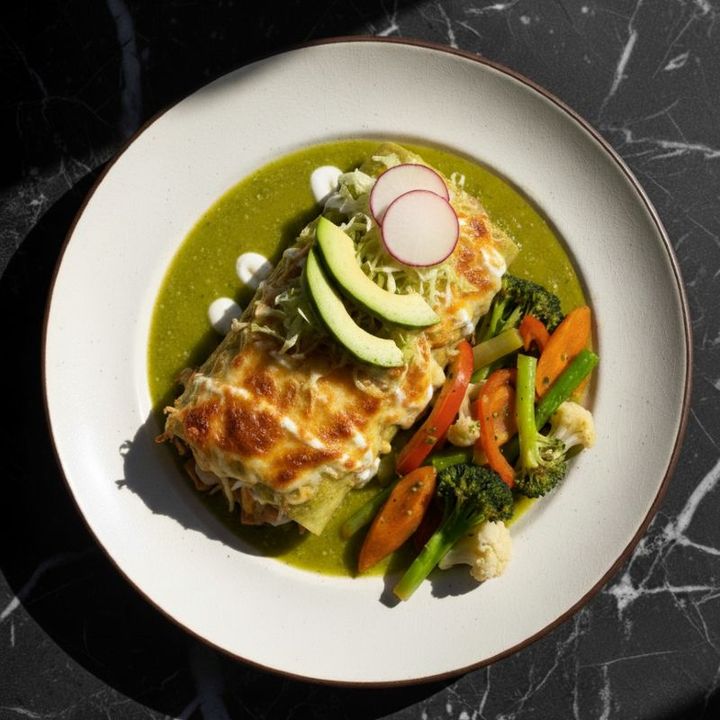 CHICKEN ENCHILADA BOWL