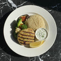 GREEK CHICKEN BURGER