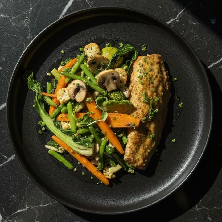 HONEY DIJON GLAZED WHITE FISH