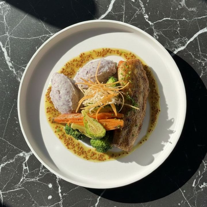 HONEY DIJON GLAZED WHITE FISH