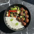 KOREAN VEGAN MEATBALLS