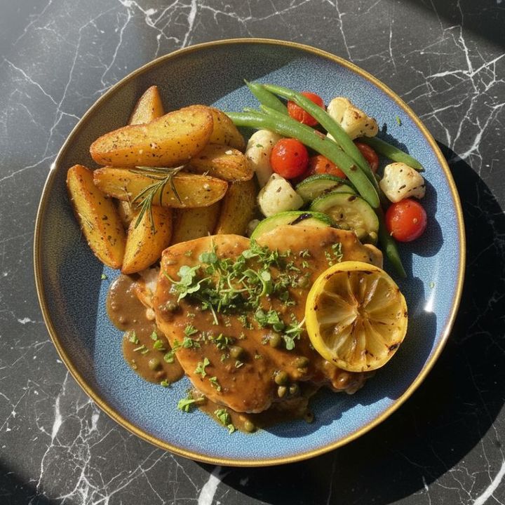 LEMON CAPERS CHICKEN PICCATA