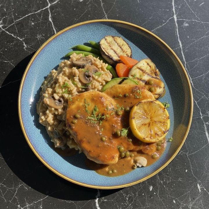 LEMON CAPERS CHICKEN PICCATA