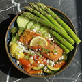 LEMON GARLIC SALMON