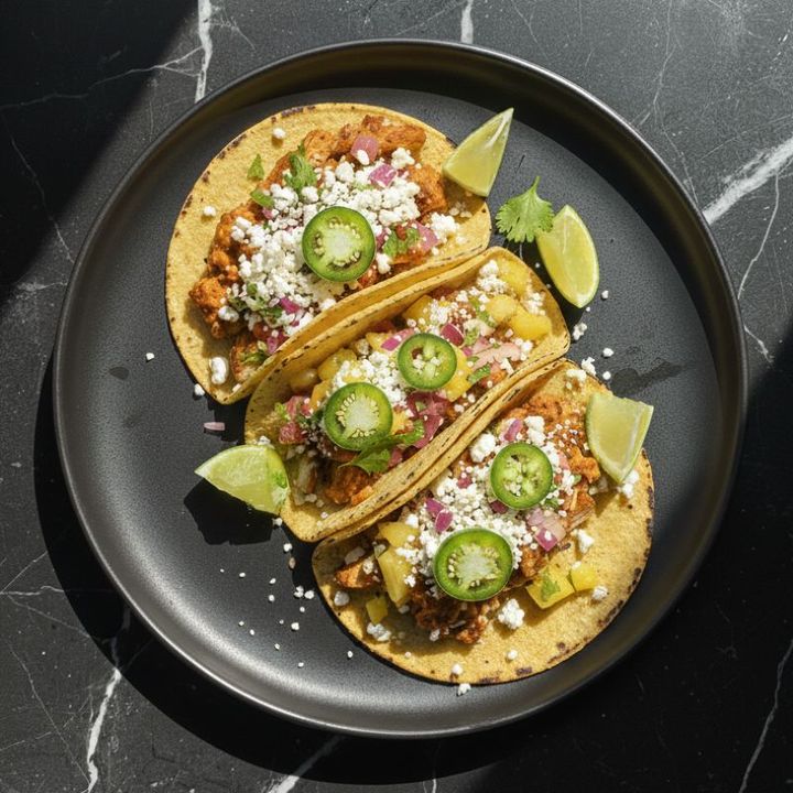 MEXICAN PASTOR CHICKEN TACO