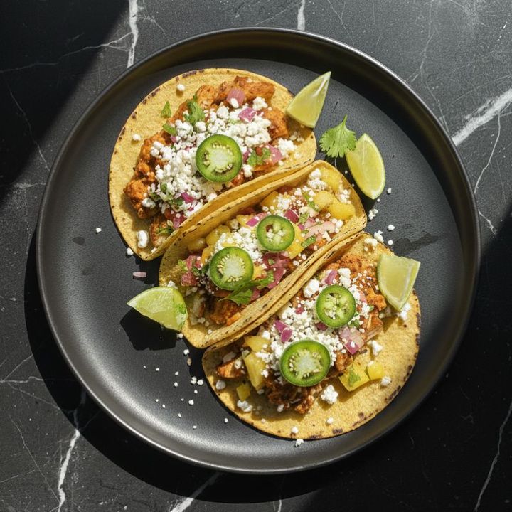 MEXICAN PASTOR CHICKEN TACO