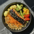 SEAWEED SESAME CRUSTED SALMON