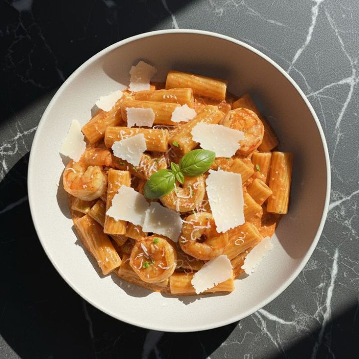 SHRIMP ROSE PASTA