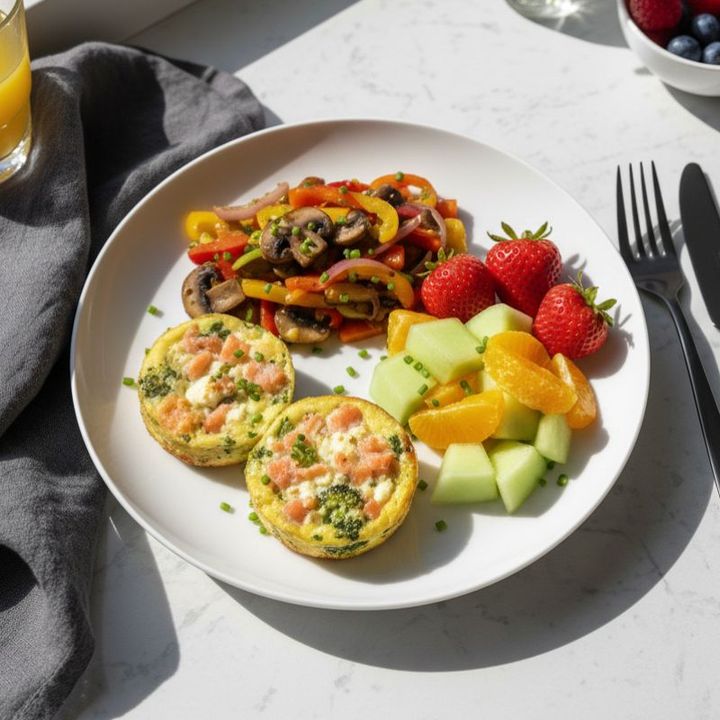 SMOKED SALMON EGG BITES