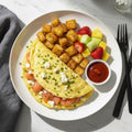 SMOKED SALMON OMELETTE