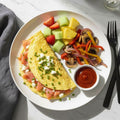 KETO SMOKED SALMON OMELETTE