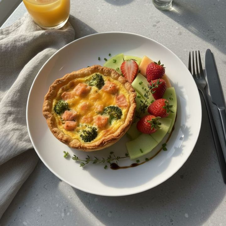 SMOKED SALMON QUICHE