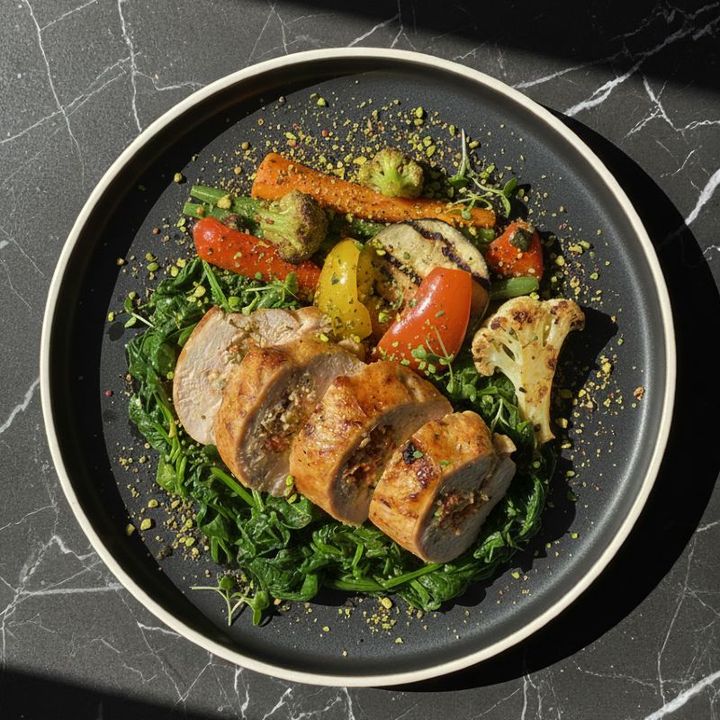 SPINACH RICOTTA STUFFED CHICKEN BREAST