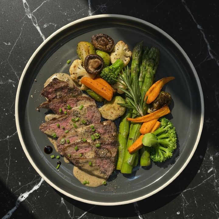 STEAK AU POIVRE