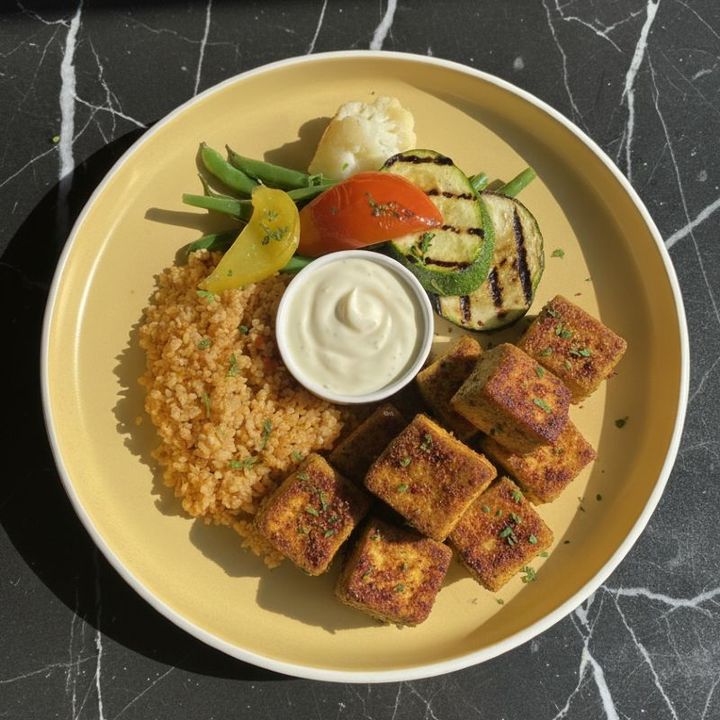 SUMAC AND ZAATAR TOFU