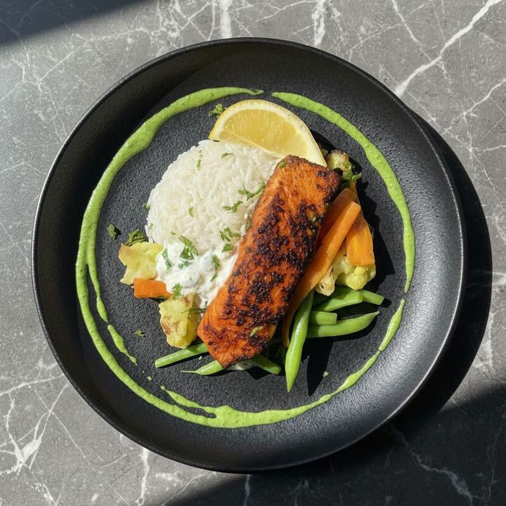 TANDOORI SALMON