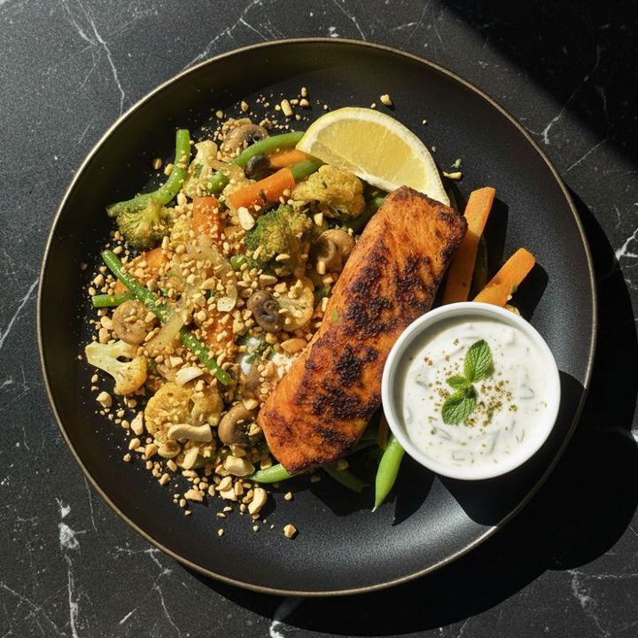 TANDOORI SALMON