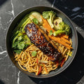 TERIYAKI SALMON NOODLE