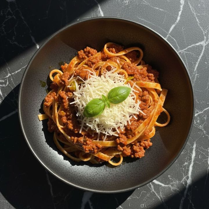 VEGAN BOLOGNESE TAGLIATELLE