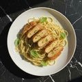 VEGAN LEMON PICCATA CHICKEN PASTA