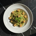 VEGAN PESTO LINGUINE TOFU