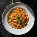 VEGAN RIGATONI ROSE CHICKEN