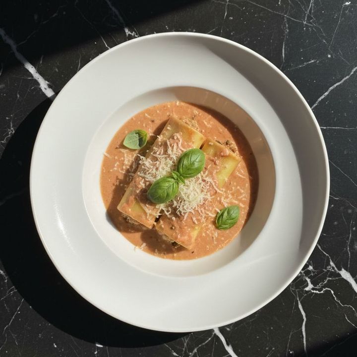 VEGAN ROSE CANNELLONI