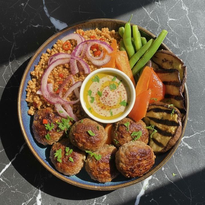 VEGAN TAHINI MEATBALLS